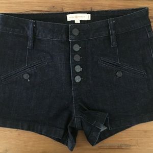 Tory Burch Dark Denim Shorts